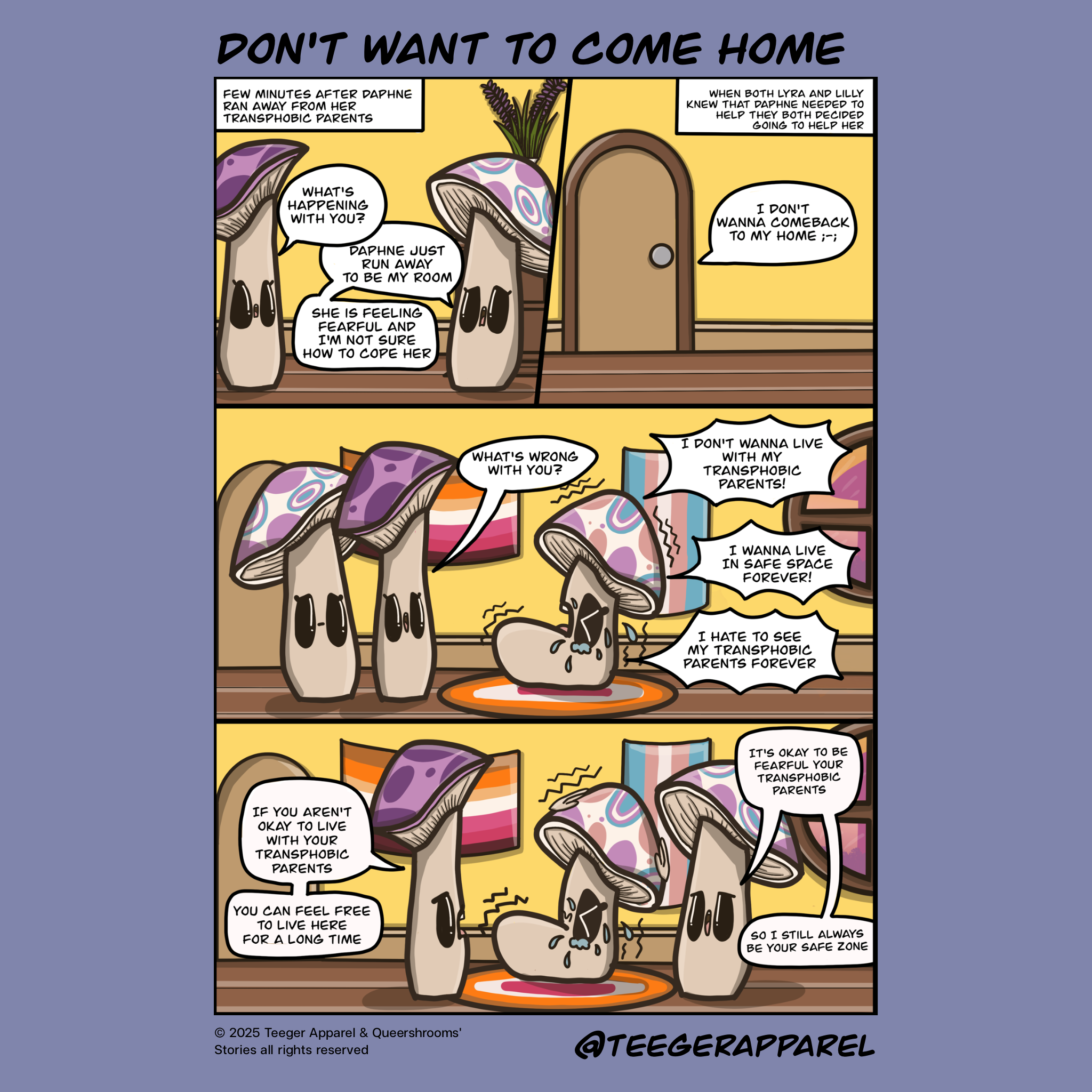 Queershrooms’ Stories: Don’t want to come home
