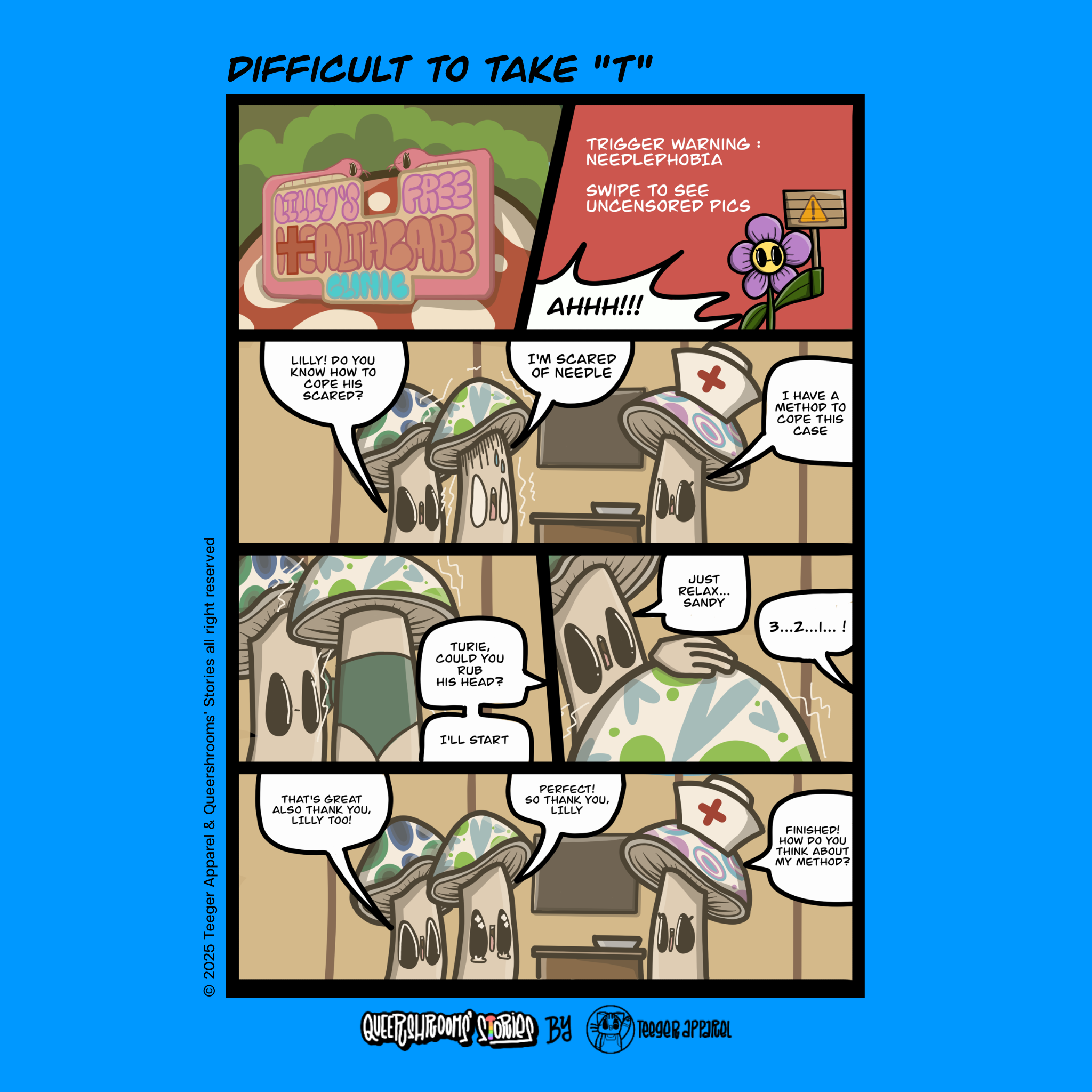 Queershrooms’ Stories : Difficult to take “T”