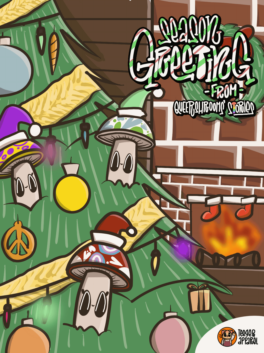 Season Greeting 2025 from Queershrooms’ Stories!