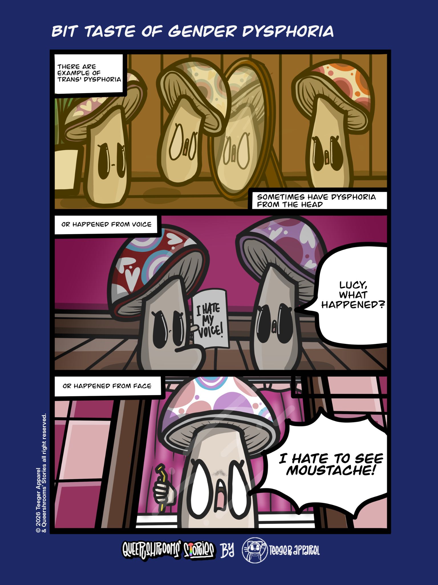 Queershrooms’ Stories Season 2 : Bit Taste of Gender Dysphoria