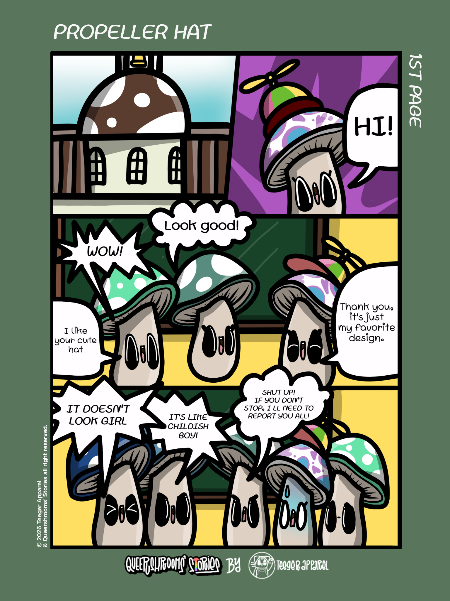 Queershrooms’ Stories Seasons 2: Propeller Hat